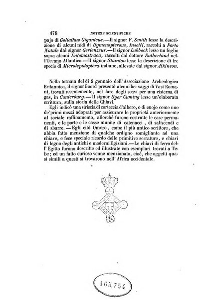 Il Giambattista Vico giornale scientifico fondato e pubblicato sotto gli auspici di Sua Altezza Reale il conte di Siracusa