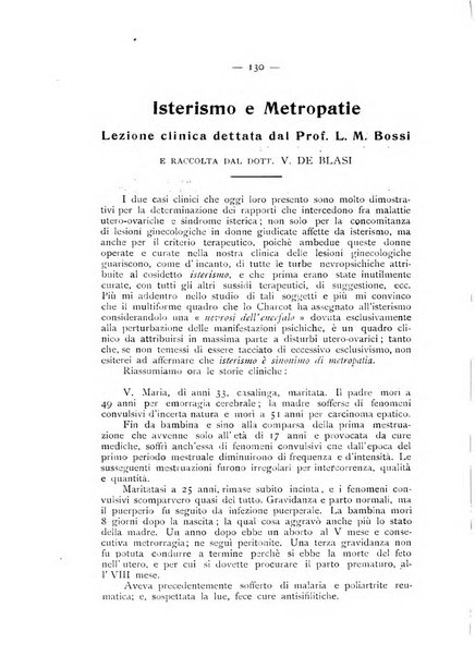 La ginecologia moderna rivista italiana di ostetricia e ginecologia e di psicologia, medicina legale e sociologia ginecologica