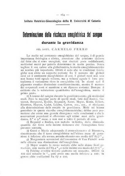 La ginecologia moderna rivista italiana di ostetricia e ginecologia e di psicologia, medicina legale e sociologia ginecologica