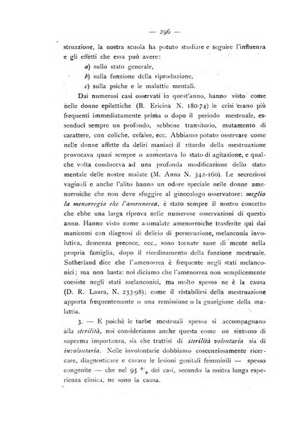 La ginecologia moderna rivista italiana di ostetricia e ginecologia e di psicologia, medicina legale e sociologia ginecologica