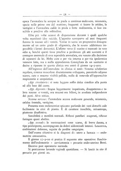 La ginecologia moderna rivista italiana di ostetricia e ginecologia e di psicologia, medicina legale e sociologia ginecologica