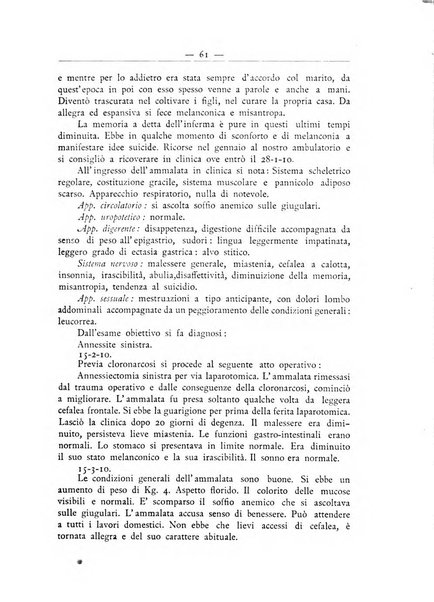 La ginecologia moderna rivista italiana di ostetricia e ginecologia e di psicologia, medicina legale e sociologia ginecologica