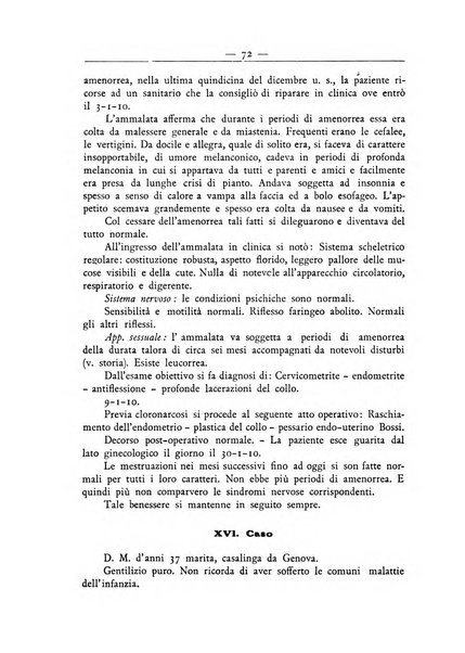 La ginecologia moderna rivista italiana di ostetricia e ginecologia e di psicologia, medicina legale e sociologia ginecologica