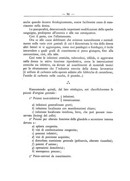 La ginecologia moderna rivista italiana di ostetricia e ginecologia e di psicologia, medicina legale e sociologia ginecologica