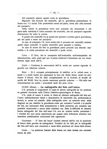 La ginecologia moderna rivista italiana di ostetricia e ginecologia e di psicologia, medicina legale e sociologia ginecologica