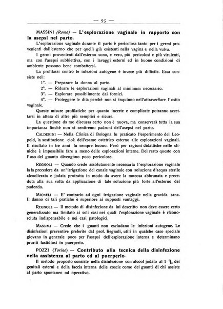 La ginecologia moderna rivista italiana di ostetricia e ginecologia e di psicologia, medicina legale e sociologia ginecologica