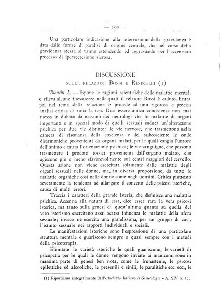 La ginecologia moderna rivista italiana di ostetricia e ginecologia e di psicologia, medicina legale e sociologia ginecologica