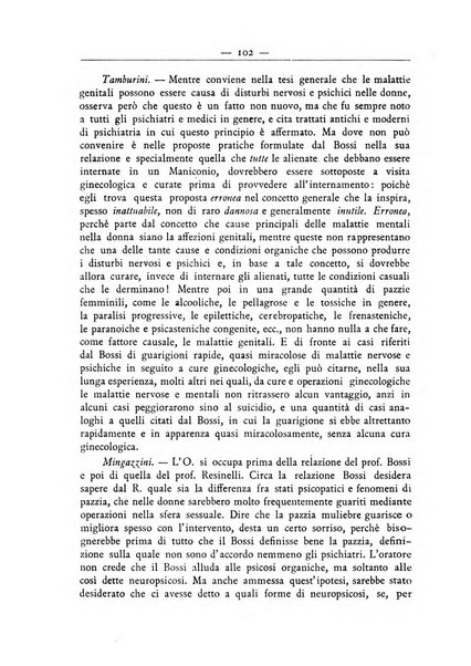 La ginecologia moderna rivista italiana di ostetricia e ginecologia e di psicologia, medicina legale e sociologia ginecologica