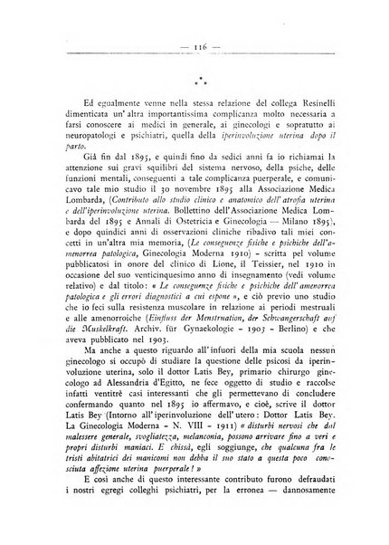 La ginecologia moderna rivista italiana di ostetricia e ginecologia e di psicologia, medicina legale e sociologia ginecologica