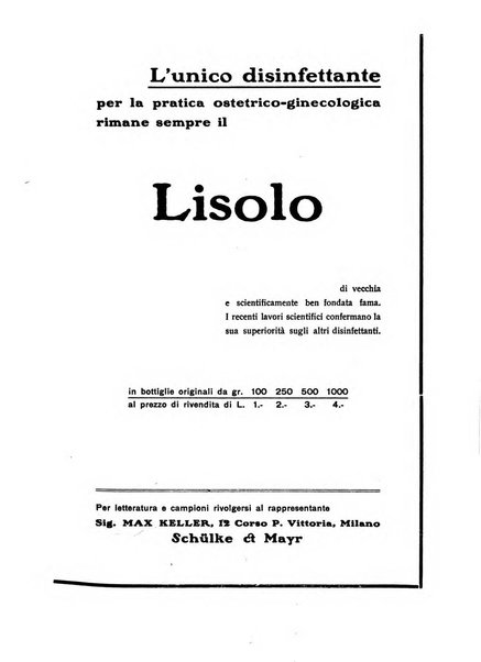 La ginecologia moderna rivista italiana di ostetricia e ginecologia e di psicologia, medicina legale e sociologia ginecologica