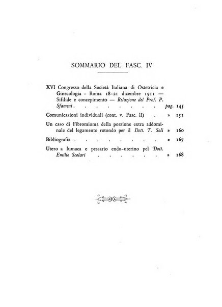 La ginecologia moderna rivista italiana di ostetricia e ginecologia e di psicologia, medicina legale e sociologia ginecologica