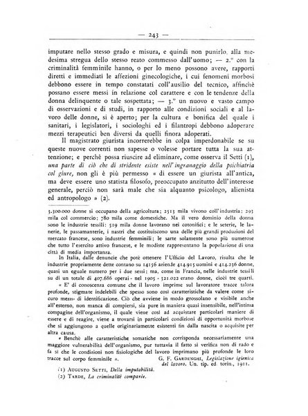 La ginecologia moderna rivista italiana di ostetricia e ginecologia e di psicologia, medicina legale e sociologia ginecologica