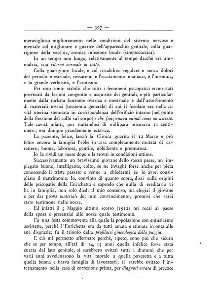 La ginecologia moderna rivista italiana di ostetricia e ginecologia e di psicologia, medicina legale e sociologia ginecologica