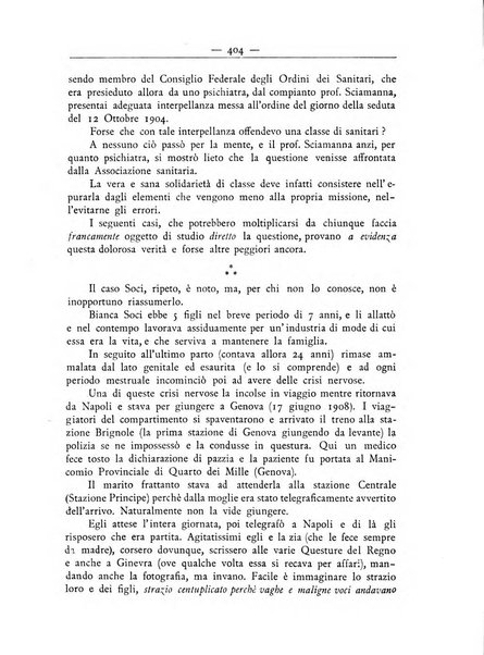 La ginecologia moderna rivista italiana di ostetricia e ginecologia e di psicologia, medicina legale e sociologia ginecologica