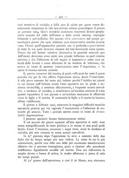 La ginecologia moderna rivista italiana di ostetricia e ginecologia e di psicologia, medicina legale e sociologia ginecologica