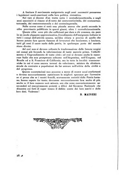 L'Italia e il mondo rassegna mensile delle migrazioni. --a. 8, n. 12 (dic. 1928)