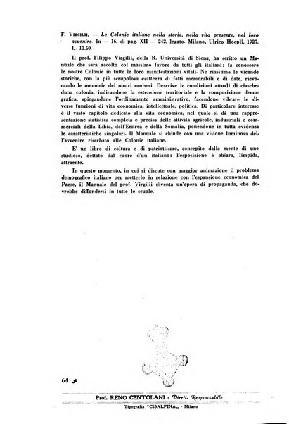 L'Italia e il mondo rassegna mensile delle migrazioni. --a. 8, n. 12 (dic. 1928)