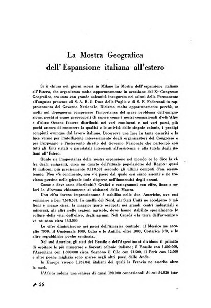 L'Italia e il mondo rassegna mensile delle migrazioni. --a. 8, n. 12 (dic. 1928)