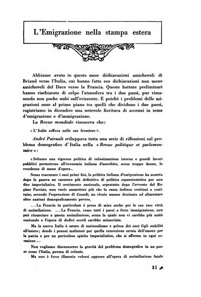 L'Italia e il mondo rassegna mensile delle migrazioni. --a. 8, n. 12 (dic. 1928)