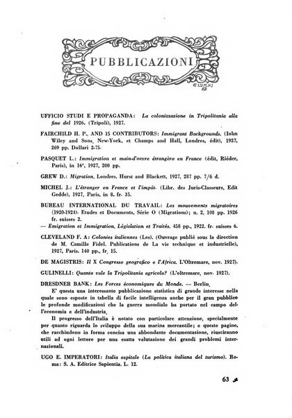 L'Italia e il mondo rassegna mensile delle migrazioni. --a. 8, n. 12 (dic. 1928)