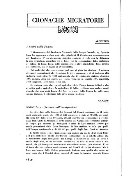 L'Italia e il mondo rassegna mensile delle migrazioni. --a. 8, n. 12 (dic. 1928)