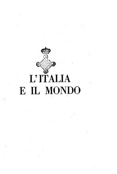 L'Italia e il mondo rassegna mensile delle migrazioni. --a. 8, n. 12 (dic. 1928)