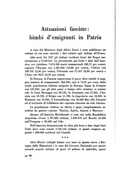 L'Italia e il mondo rassegna mensile delle migrazioni. --a. 8, n. 12 (dic. 1928)