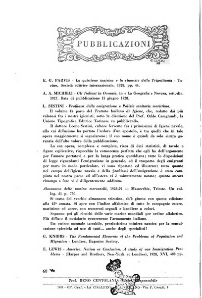 L'Italia e il mondo rassegna mensile delle migrazioni. --a. 8, n. 12 (dic. 1928)