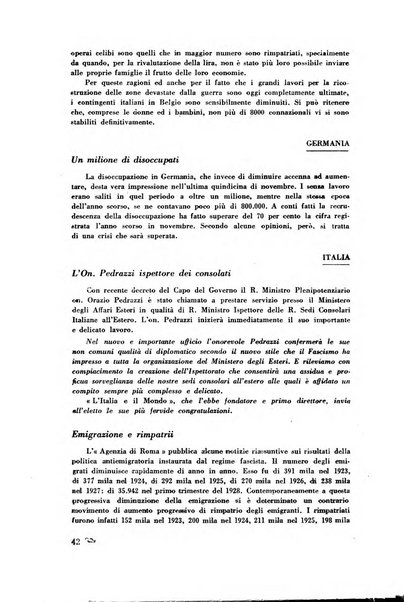 L'Italia e il mondo rassegna mensile delle migrazioni. --a. 8, n. 12 (dic. 1928)