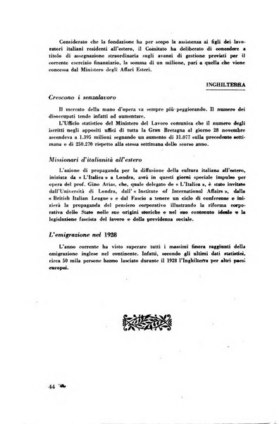 L'Italia e il mondo rassegna mensile delle migrazioni. --a. 8, n. 12 (dic. 1928)