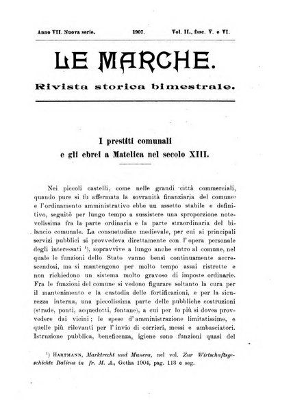 Le Marche rivista storica bimestrale