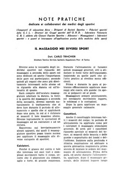 Medicina dello sport e dell'educazione fisica periodico bimestrale