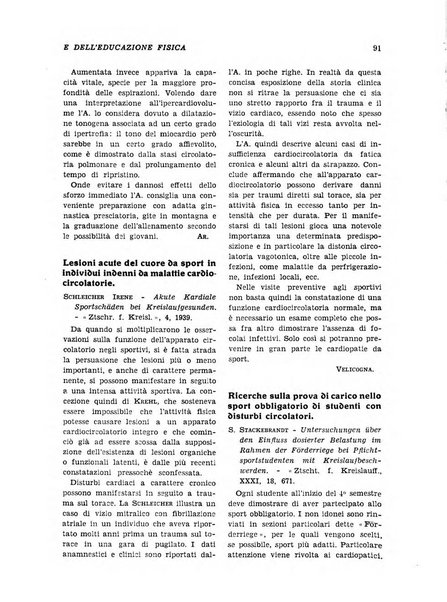 Medicina dello sport e dell'educazione fisica periodico bimestrale