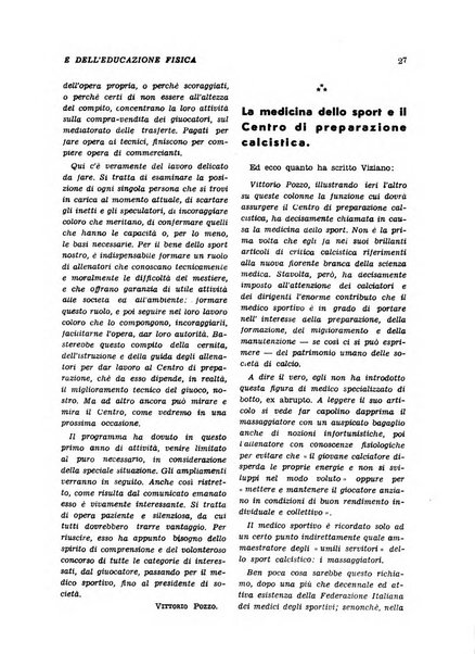 Medicina dello sport e dell'educazione fisica periodico bimestrale