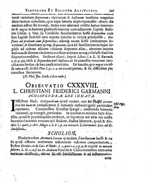 Miscellanea curiosa medico-physica Academiae naturae curiosorum sive ephemeridum medico-physicarum Germanicarum..