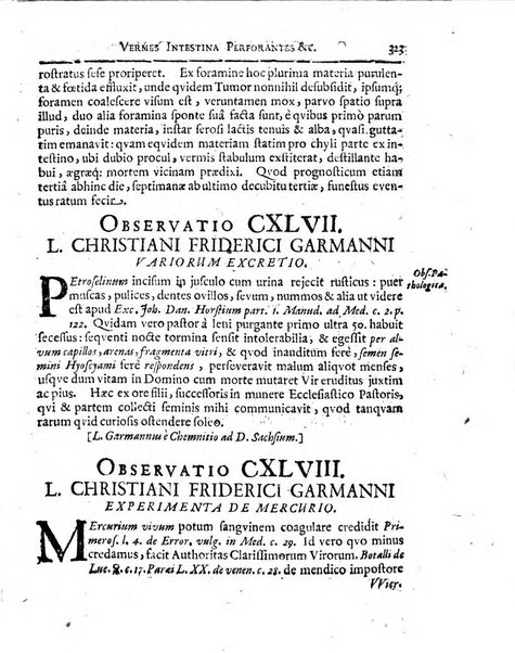 Miscellanea curiosa medico-physica Academiae naturae curiosorum sive ephemeridum medico-physicarum Germanicarum..