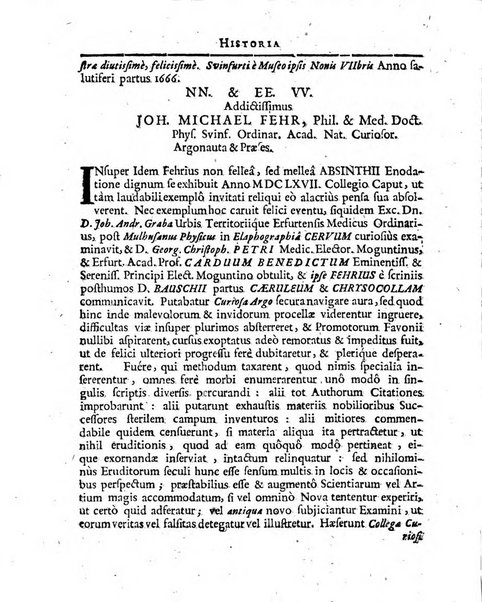 Miscellanea curiosa medico-physica Academiae naturae curiosorum sive ephemeridum medico-physicarum Germanicarum..