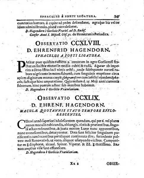 Miscellanea curiosa medico-physica Academiae naturae curiosorum sive ephemeridum medico-physicarum Germanicarum..