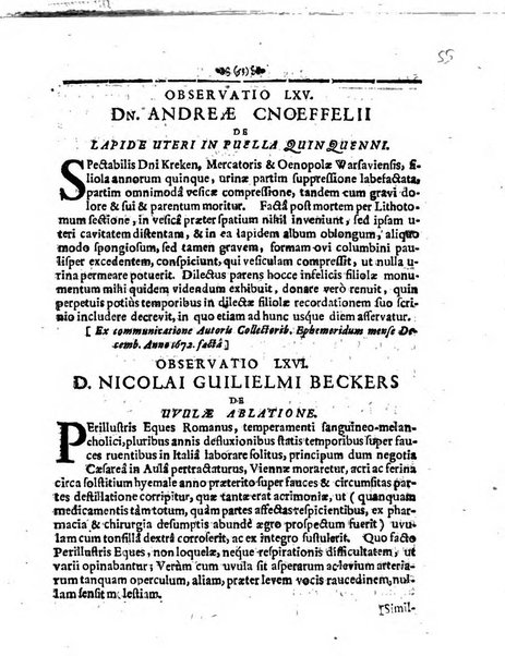 Miscellanea curiosa medico-physica Academiae naturae curiosorum sive ephemeridum medico-physicarum Germanicarum..