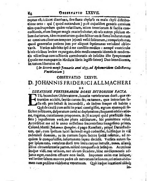 Miscellanea curiosa medico-physica Academiae naturae curiosorum sive ephemeridum medico-physicarum Germanicarum..