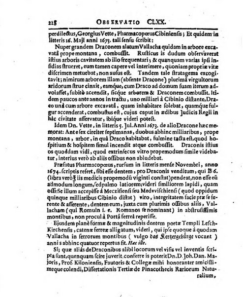 Miscellanea curiosa medico-physica Academiae naturae curiosorum sive ephemeridum medico-physicarum Germanicarum..