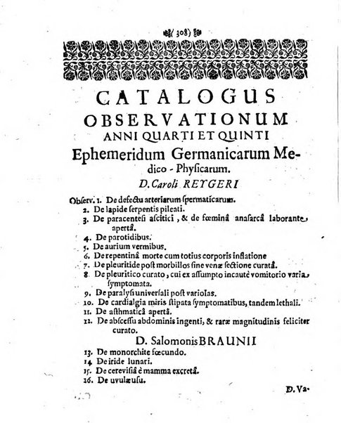 Miscellanea curiosa medico-physica Academiae naturae curiosorum sive ephemeridum medico-physicarum Germanicarum..