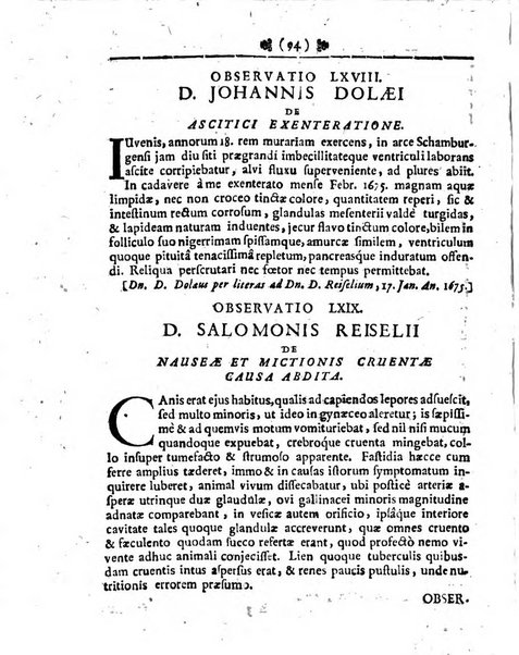 Miscellanea curiosa medico-physica Academiae naturae curiosorum sive ephemeridum medico-physicarum Germanicarum..