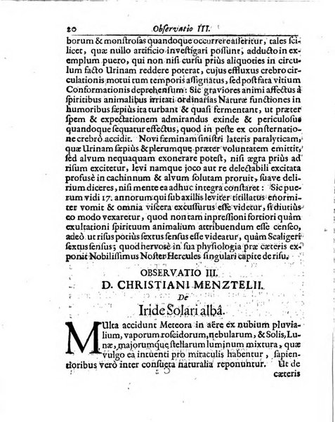 Miscellanea curiosa medico-physica Academiae naturae curiosorum sive ephemeridum medico-physicarum Germanicarum..