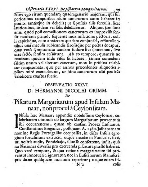 Miscellanea curiosa medico-physica Academiae naturae curiosorum sive ephemeridum medico-physicarum Germanicarum..