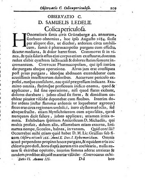 Miscellanea curiosa medico-physica Academiae naturae curiosorum sive ephemeridum medico-physicarum Germanicarum..