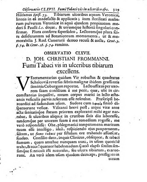 Miscellanea curiosa medico-physica Academiae naturae curiosorum sive ephemeridum medico-physicarum Germanicarum..