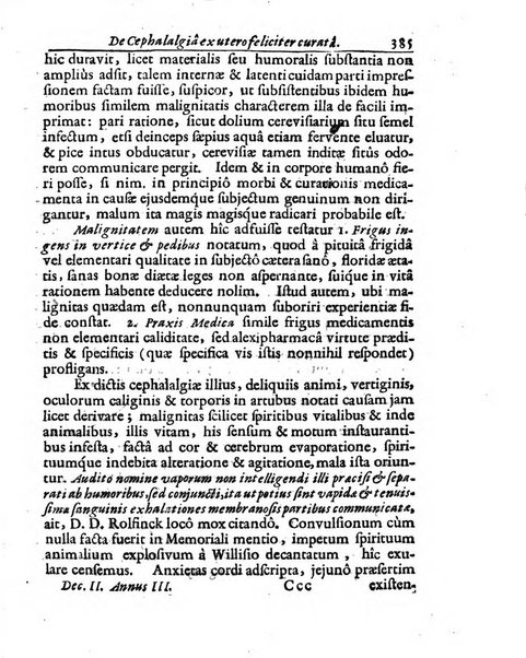 Miscellanea curiosa medico-physica Academiae naturae curiosorum sive ephemeridum medico-physicarum Germanicarum..