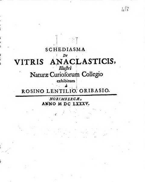 Miscellanea curiosa medico-physica Academiae naturae curiosorum sive ephemeridum medico-physicarum Germanicarum..