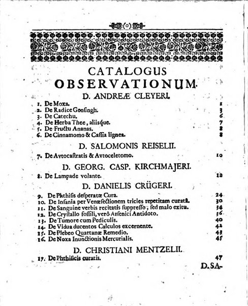 Miscellanea curiosa medico-physica Academiae naturae curiosorum sive ephemeridum medico-physicarum Germanicarum..